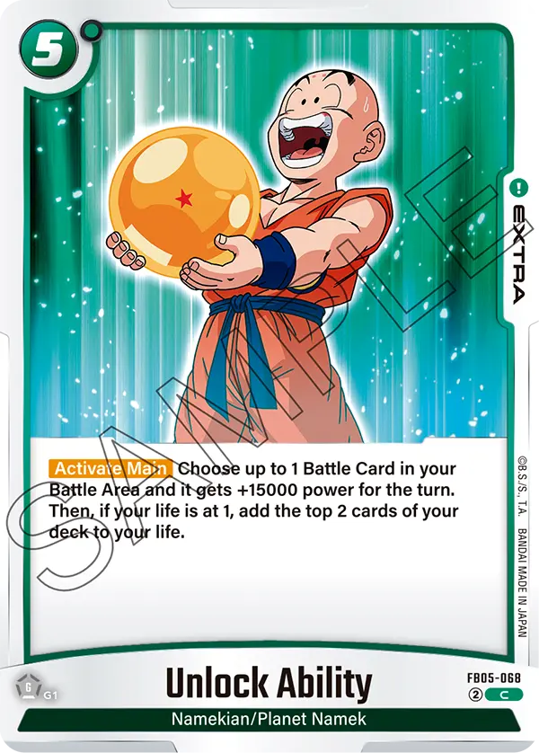 Unlock Ability FB05-068 Dragon Ball Fusion World card