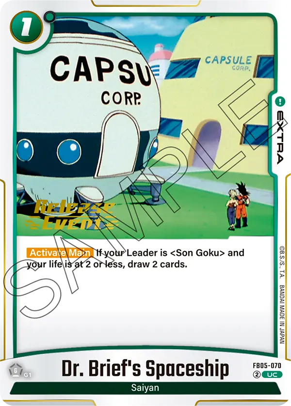 Dr. Brief's Spaceship FB05-070-p1 card