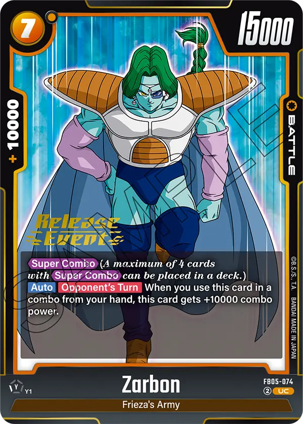 Zarbon FB05-074-p2 card