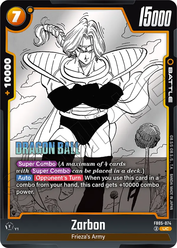 Zarbon FB05-074-p3 card