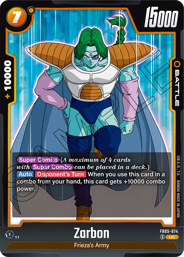 Zarbon FB05-074 card