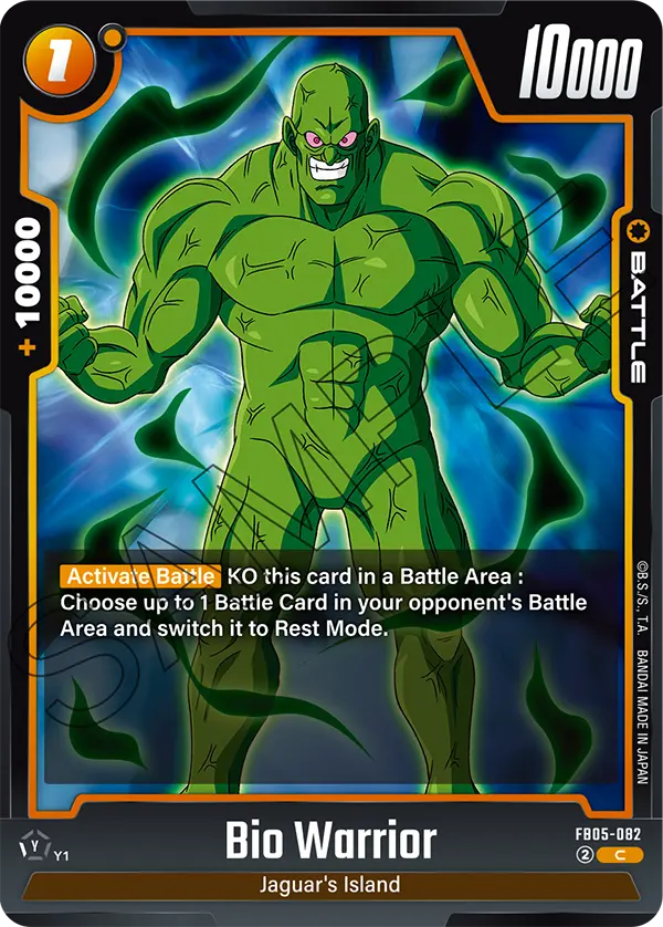 Bio Warrior FB05-082 card