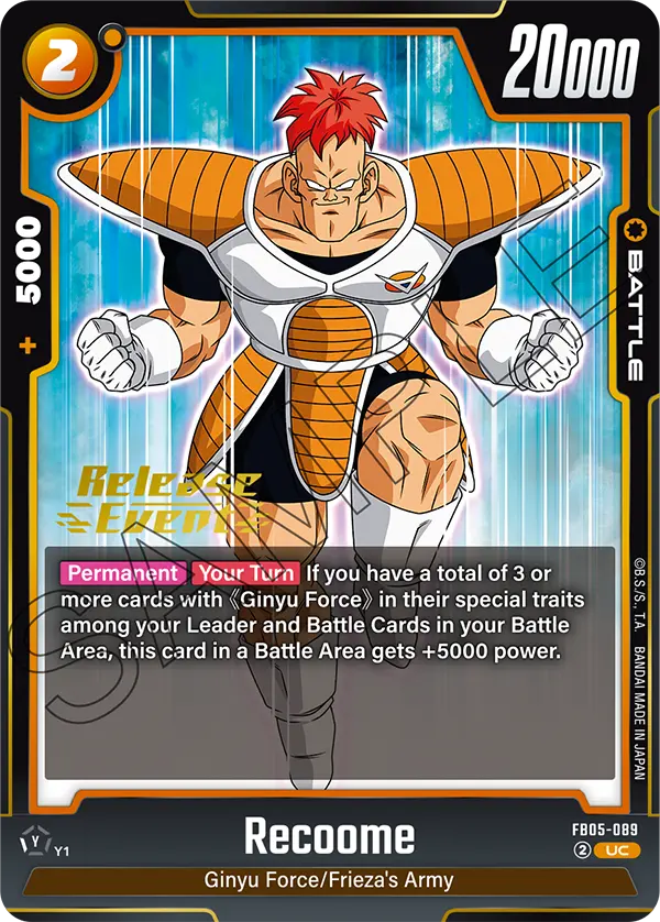 Recoome FB05-089-p1 card