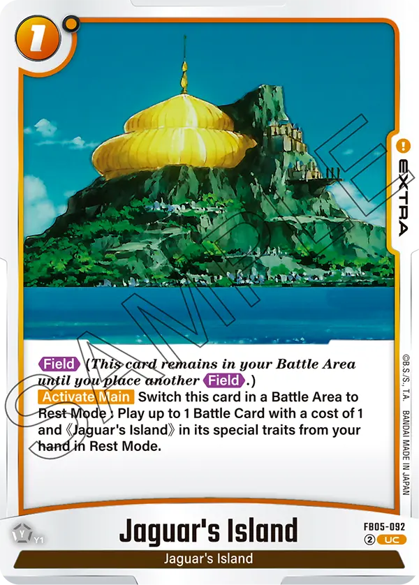 Jaguar's Island FB05-092 card