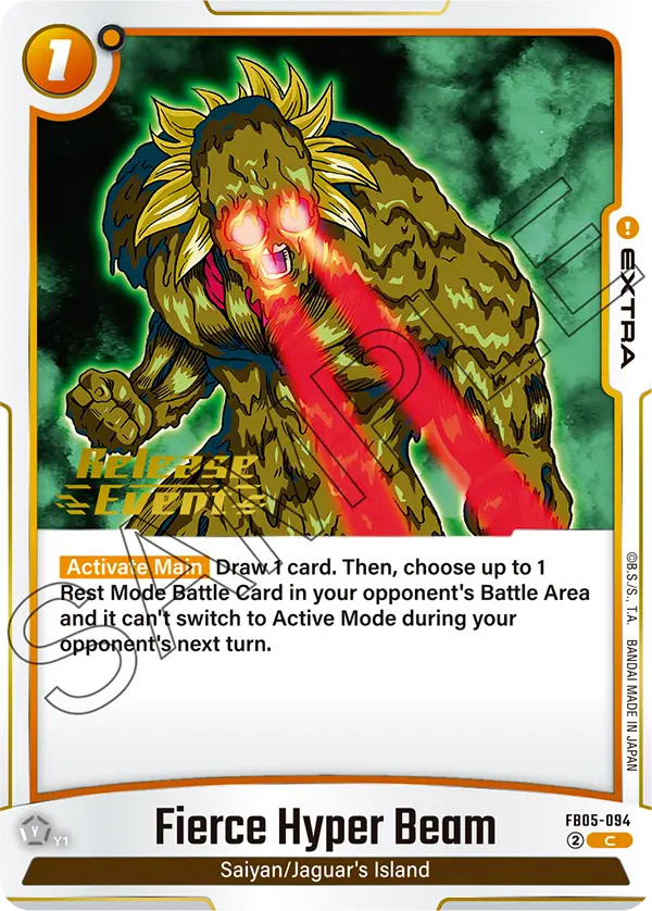 Fierce Hyper Beam FB05-094-p1 card