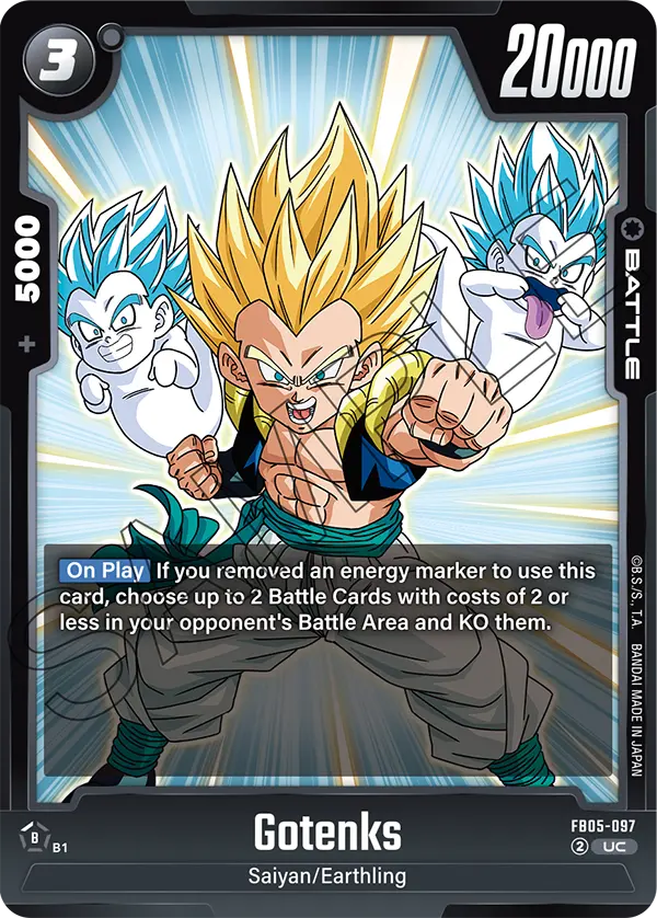 Gotenks FB05-097 Dragon Ball Fusion World card
