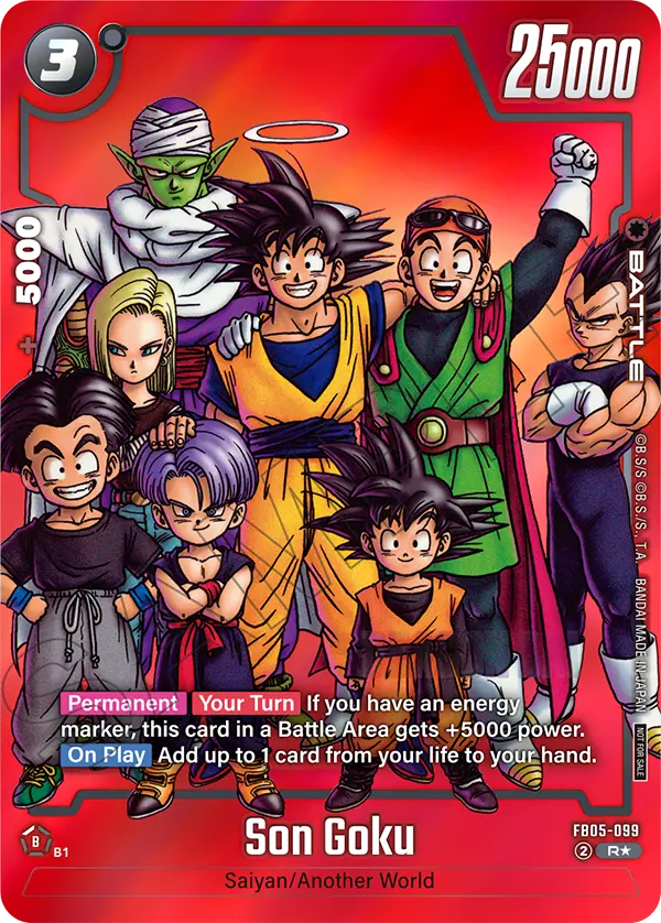 Son Goku FB05-099 Dragon Ball Fusion World card, Promo