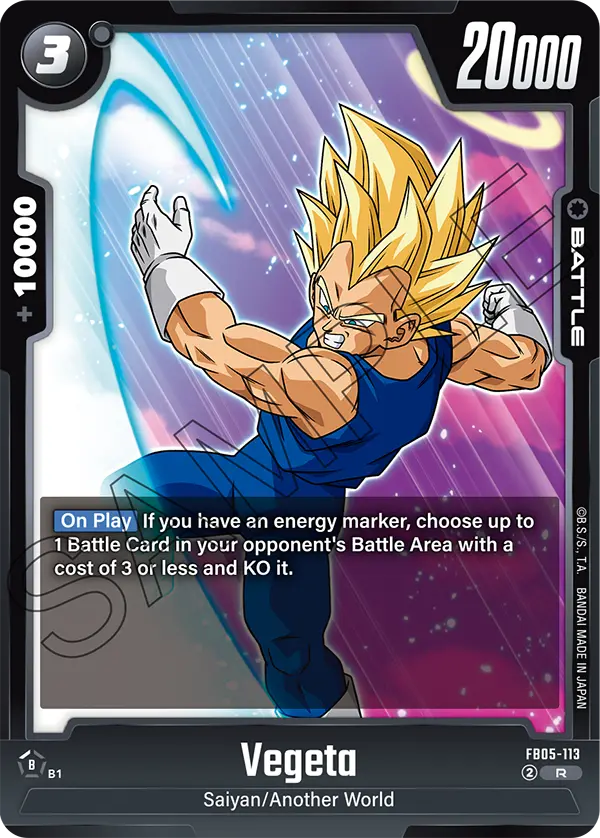 Vegeta FB05-113 card