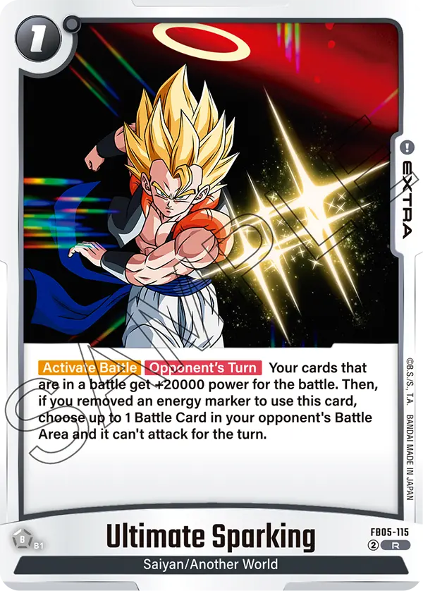 Ultimate Sparking FB05-115 card