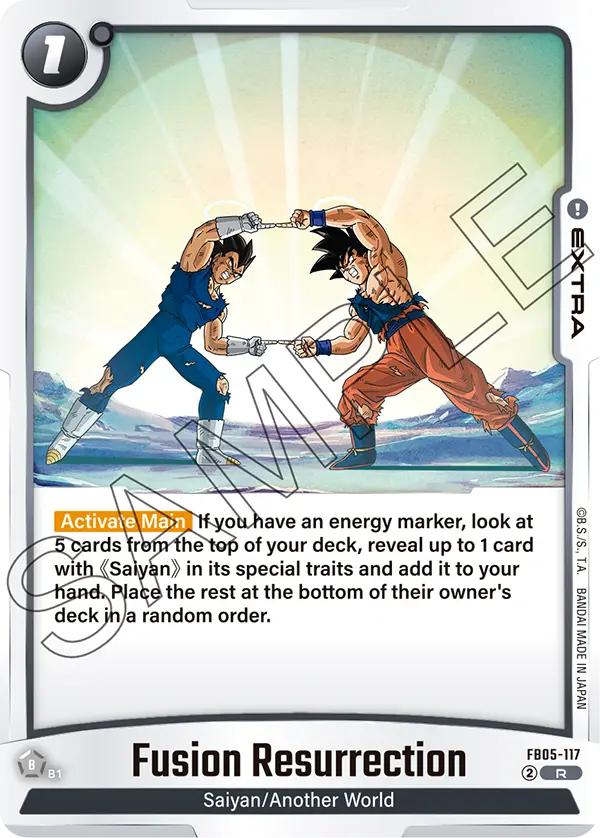 Fusion Resurrection FB05-117 card