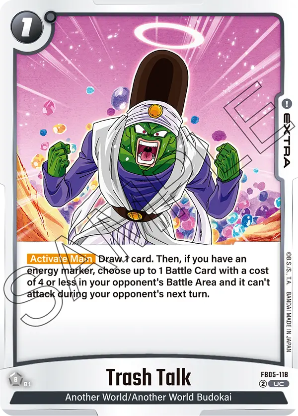 Trash Talk FB05-118 Dragon Ball Fusion World card