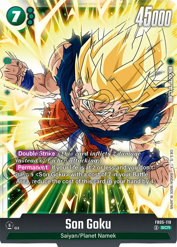 Son Goku FB05-119 card
