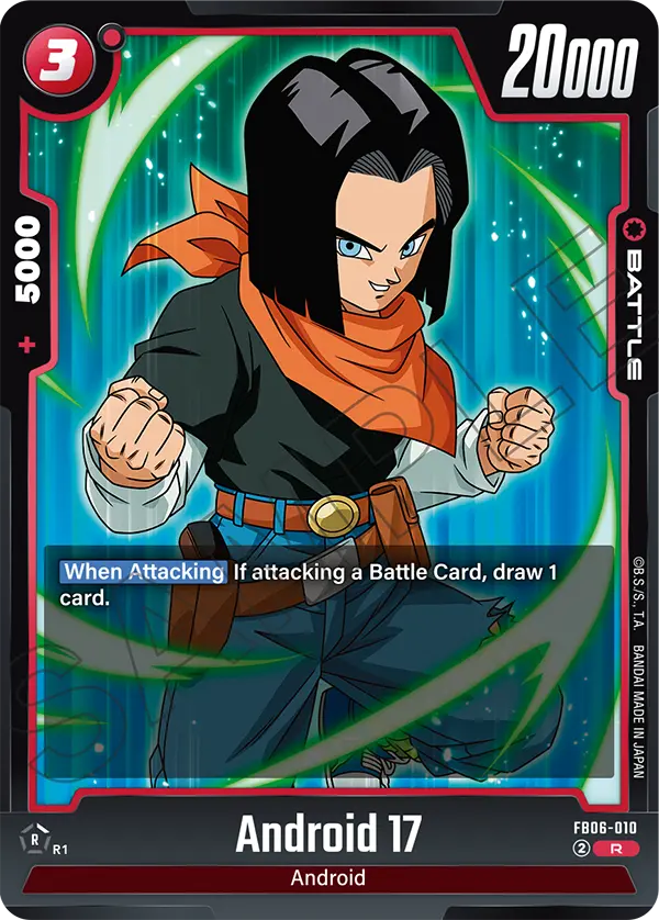 Android 17 FB06-010 card