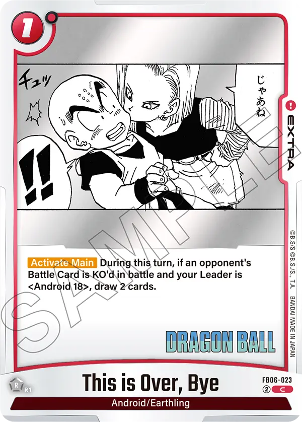 This is Over, Bye FB06-023-p2 card