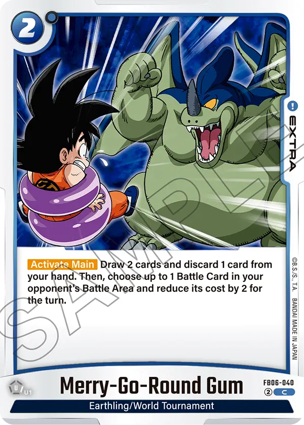 Merry-Go-Round Gum FB06-040 card