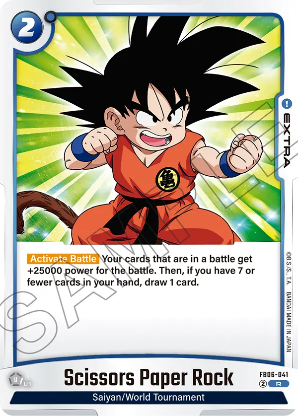 Scissors Paper Rock FB06-041 card