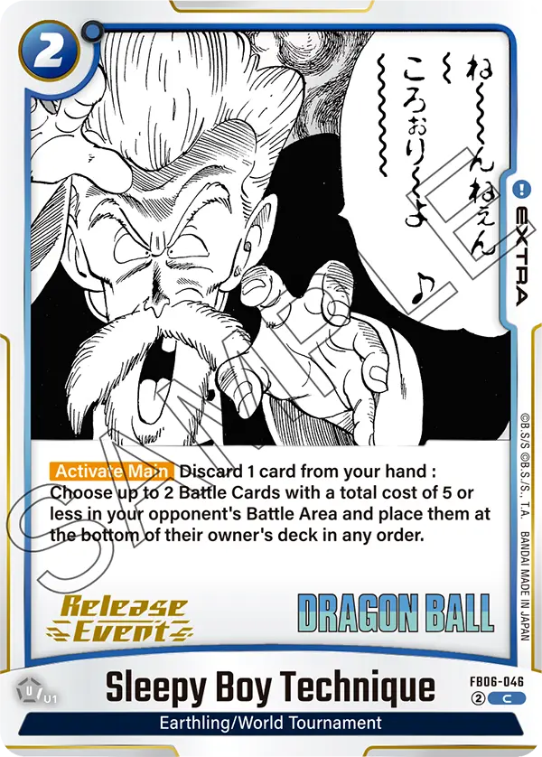 Sleepy Boy Technique FB06-046-p3 card