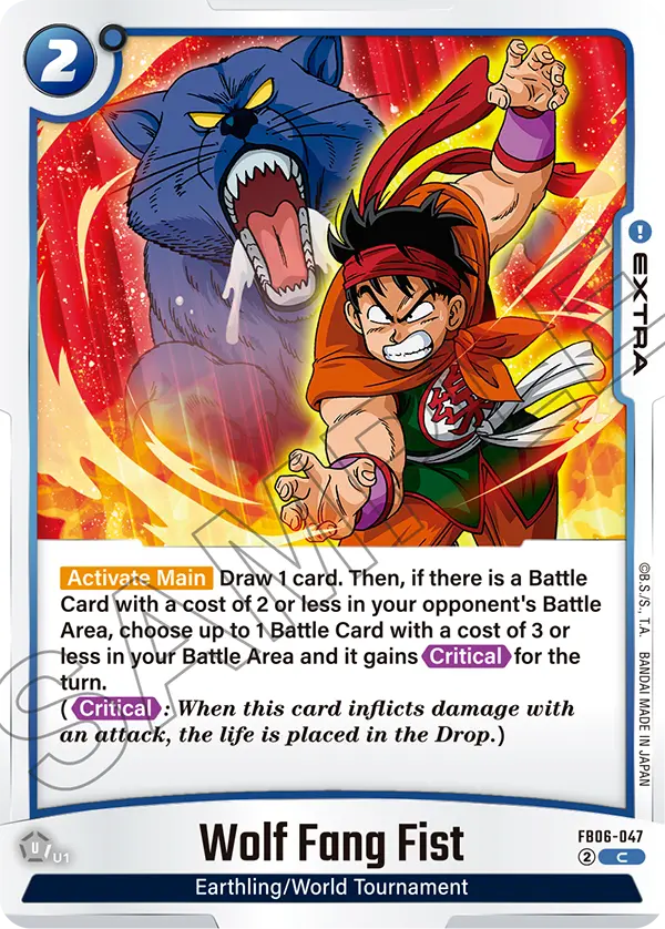Wolf Fang Fist FB06-047 card