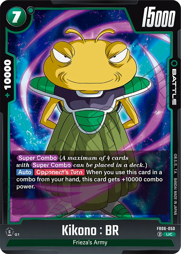Kikono : BR FB06-050 Dragon Ball Fusion World card
