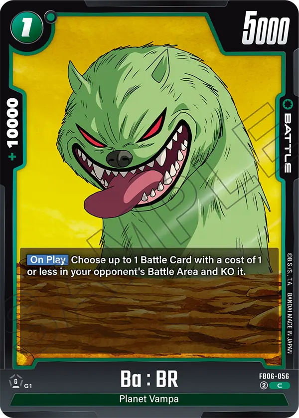 Ba : BR FB06-056 card