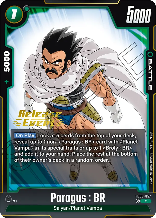 Paragus : BR FB06-057-p1 card