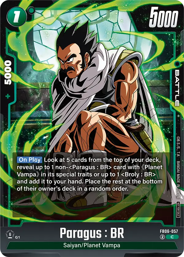 Paragus : BR FB06-057-p2 card