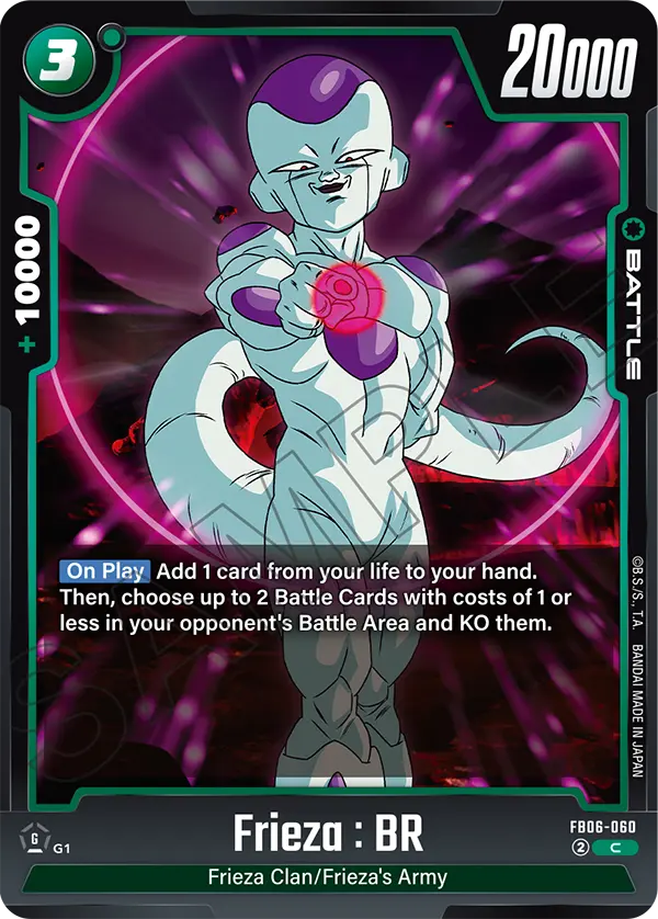 Frieza : BR FB06-060 card