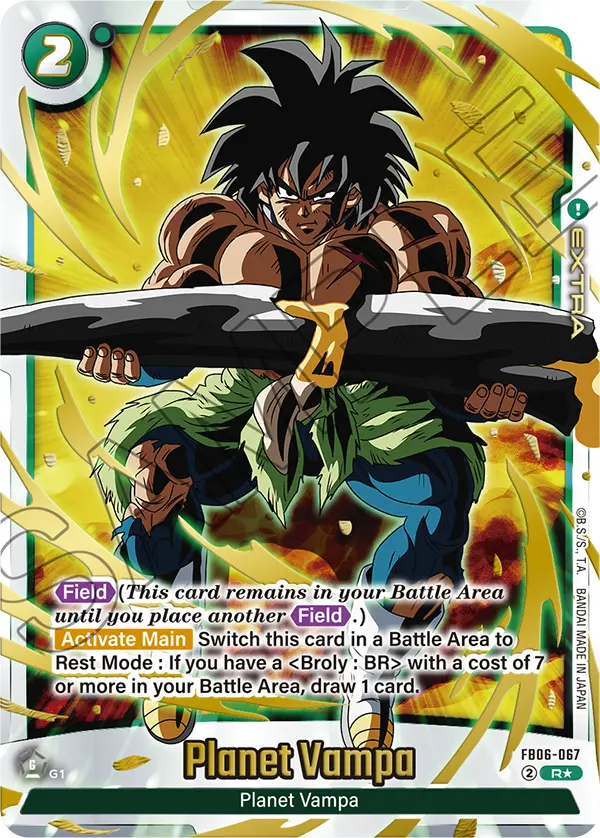 Planet Vampa FB06-067 Dragon Ball Fusion World card, Promo
