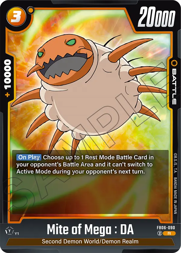 Mite of Mega  : DA FB06-090 card