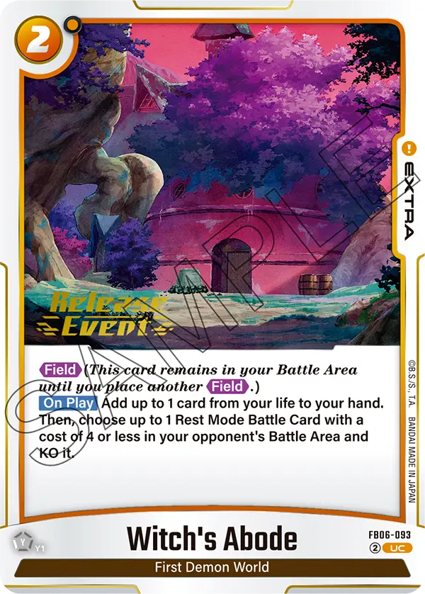 Witch's Abode FB06-093-p1 card