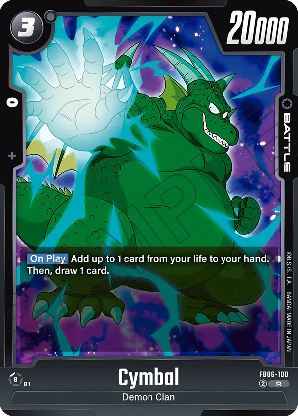 Cymbal FB06-100 card
