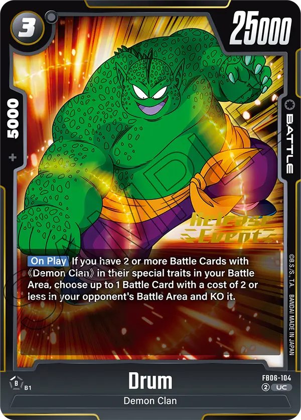 Drum FB06-104-p1 card