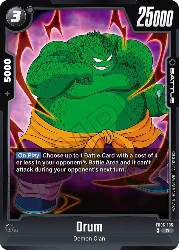 Drum FB06-105 card