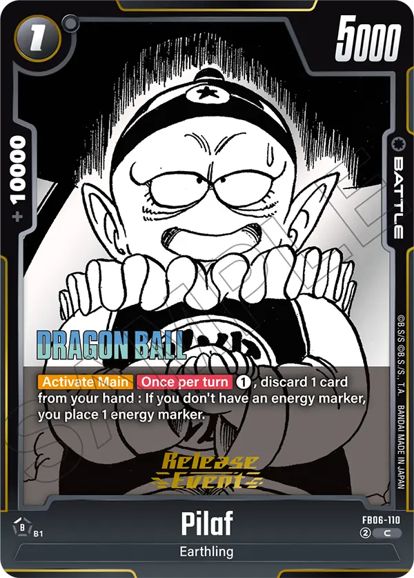 Pilaf FB06-110 Dragon Ball Fusion World card, Variant 3