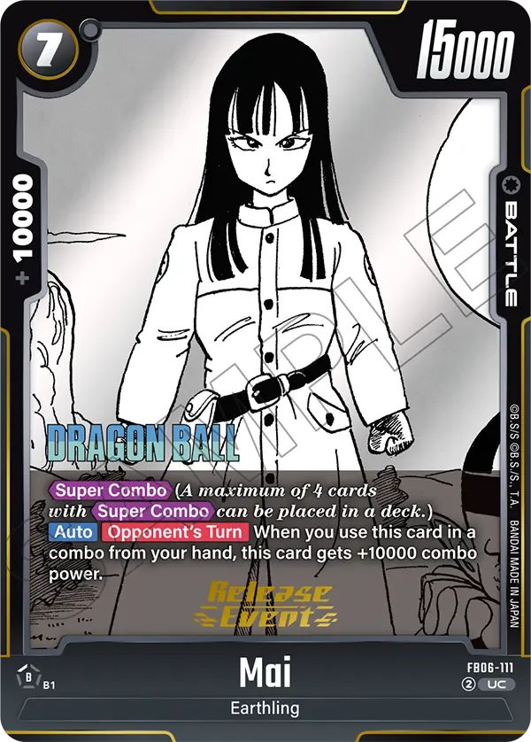 Mai FB06-111 Dragon Ball Fusion World card, Variant 3
