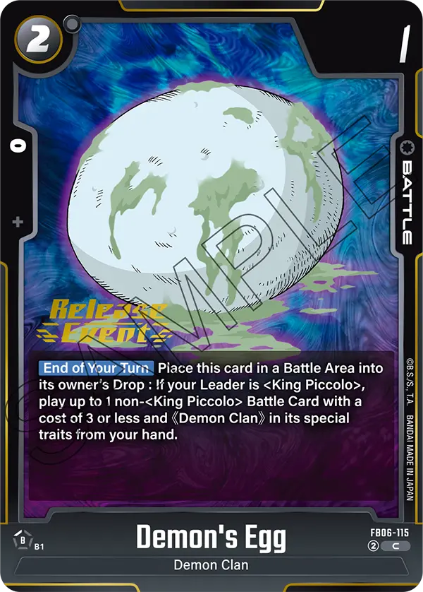 Demon's Egg FB06-115-p1 card