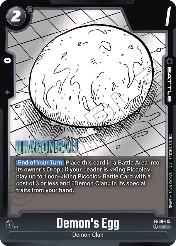Demon's Egg FB06-115-p2 card