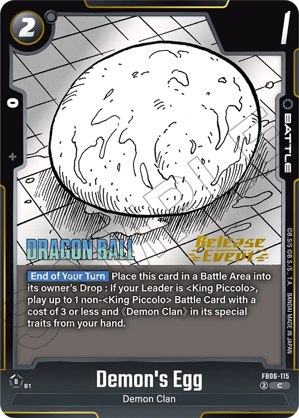 Demon's Egg FB06-115-p3 card