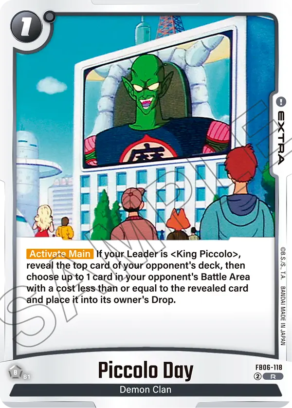 Piccolo Day FB06-118 card