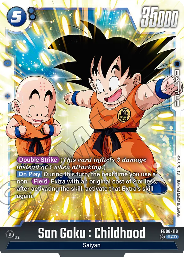 Son Goku : Childhood FB06-119 card