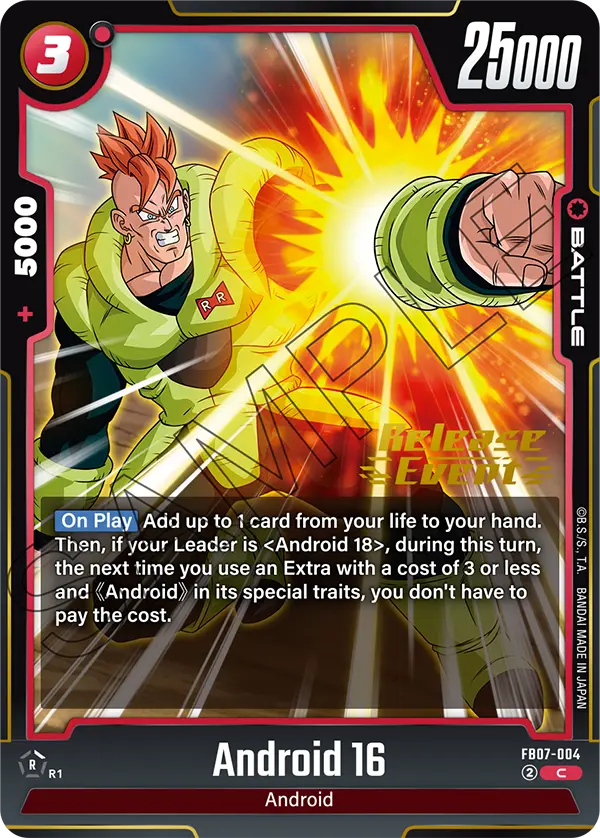 Android 16 FB07-004-p1 card