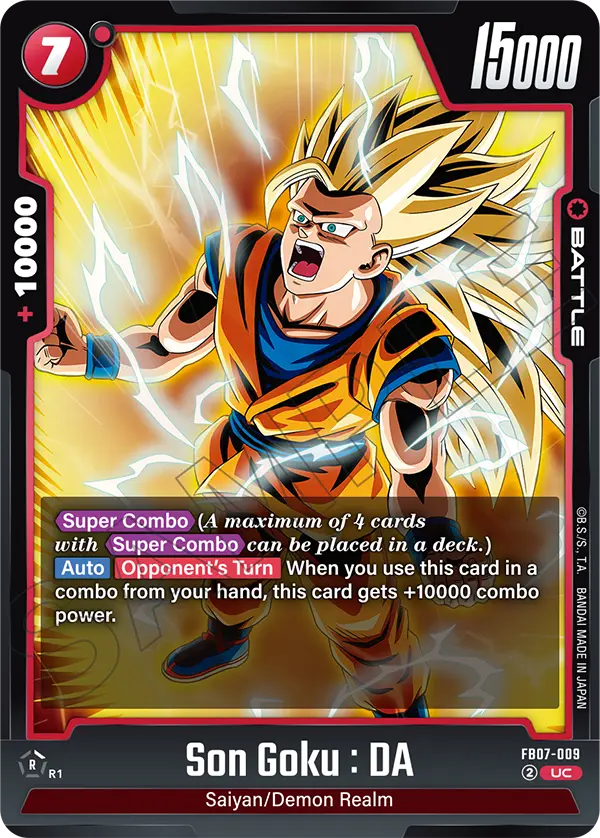 Son Goku : DA FB07-009 card