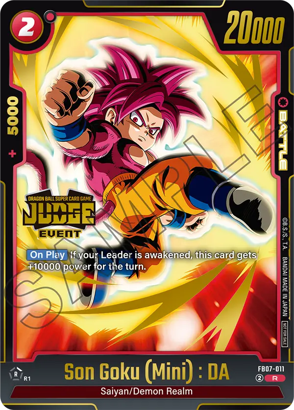 Son Goku (Mini) : DA FB07-011-p1 card