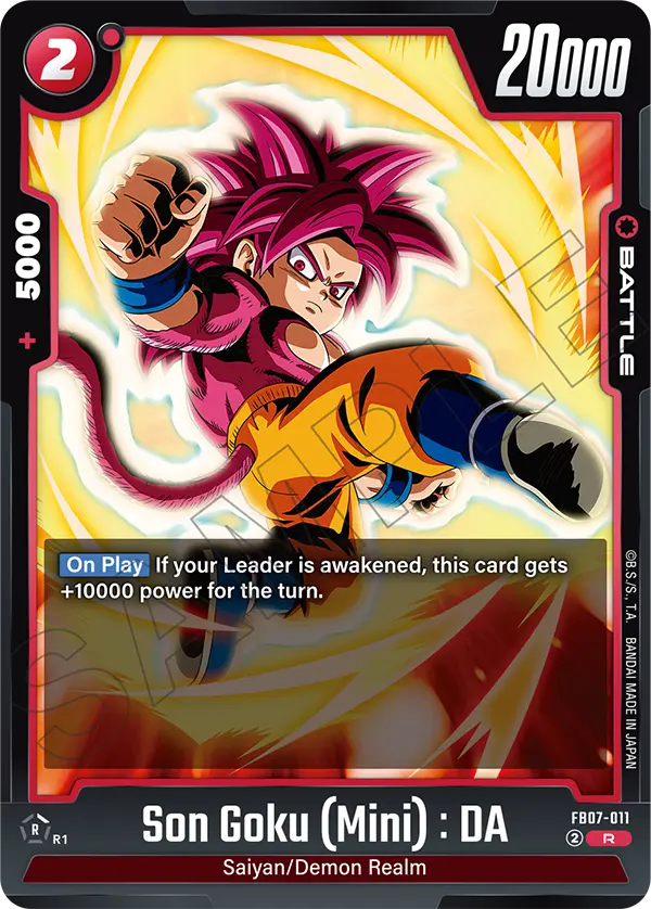 Son Goku (Mini) : DA FB07-011 card