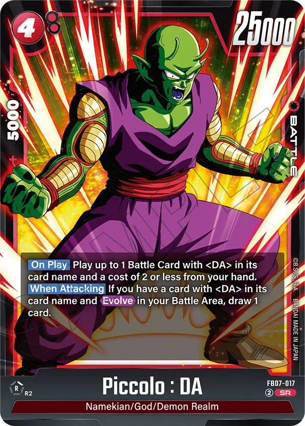 Piccolo : DA FB07-017 card