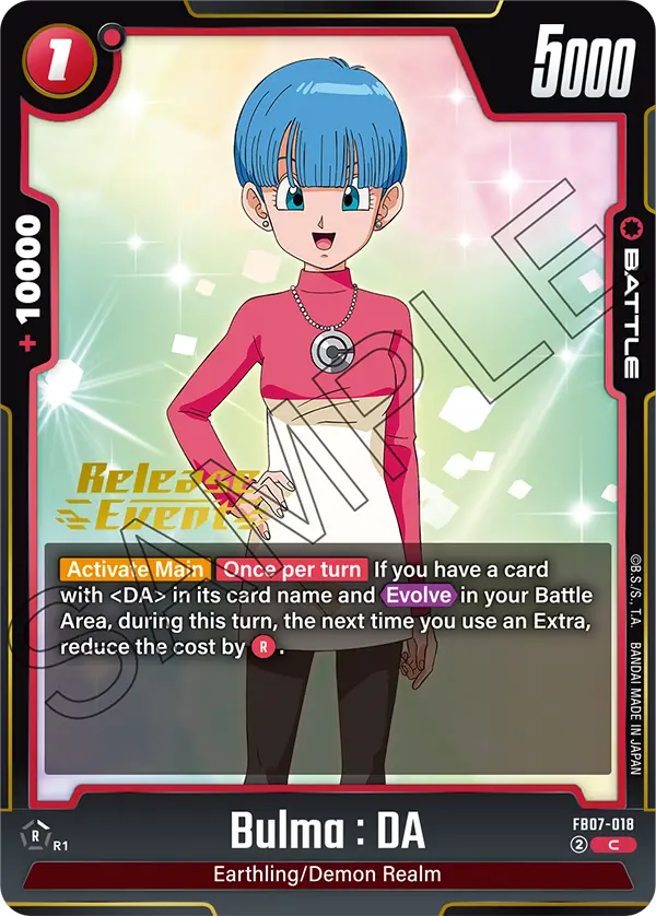 Bulma : DA FB07-018-p1 card