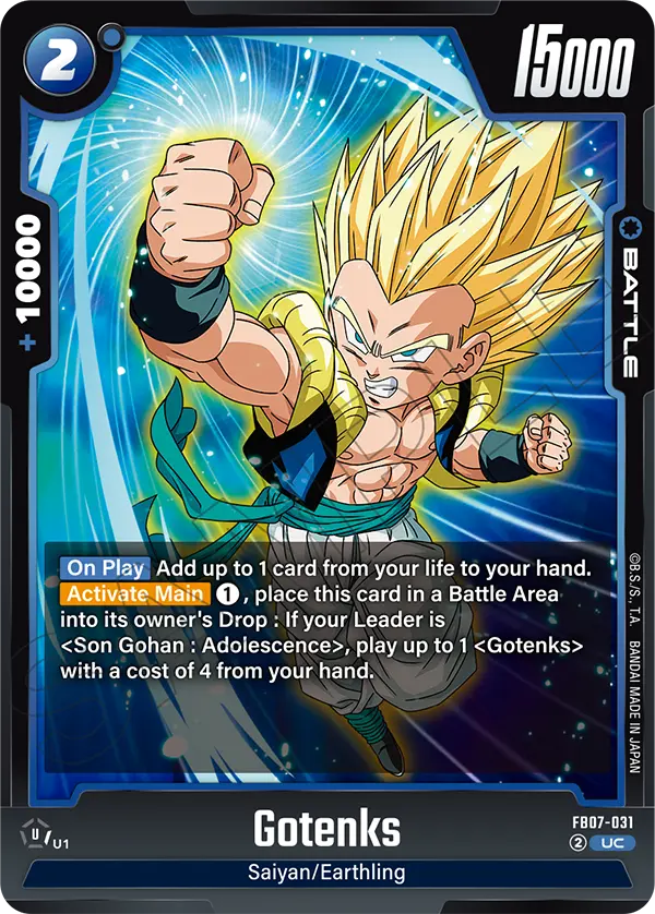 Gotenks FB07-031 card