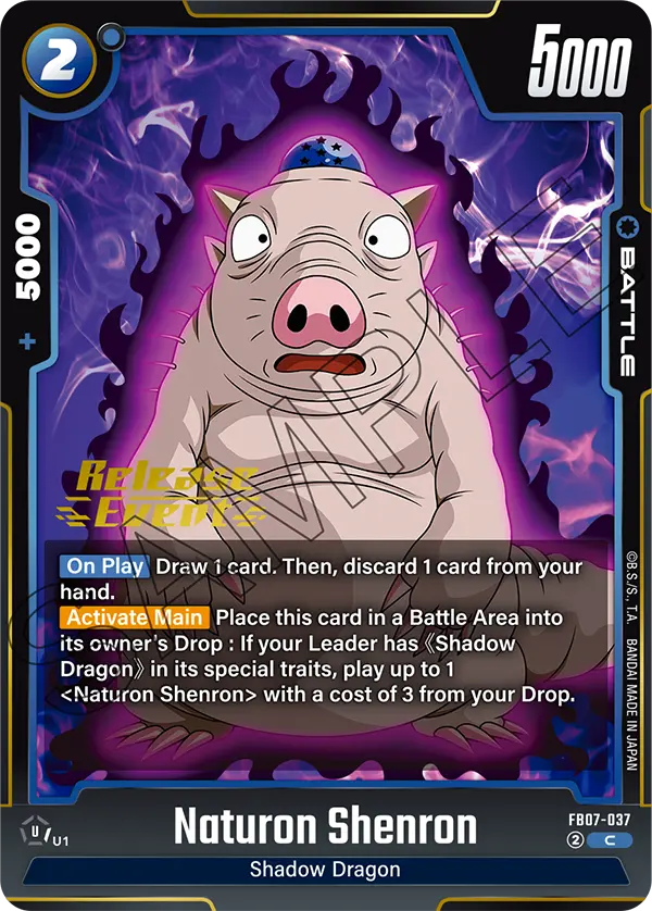 Naturon Shenron FB07-037-p1 card