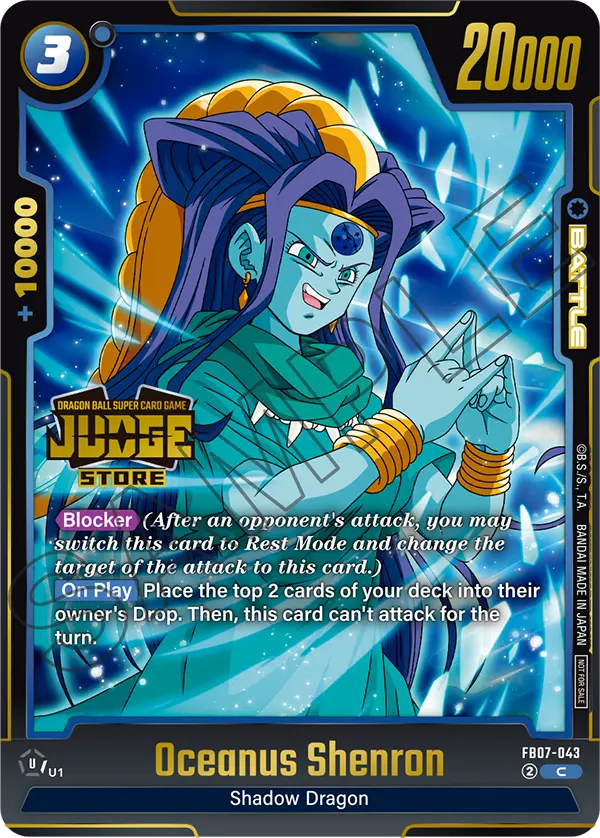 Oceanus Shenron FB07-043-p3 card