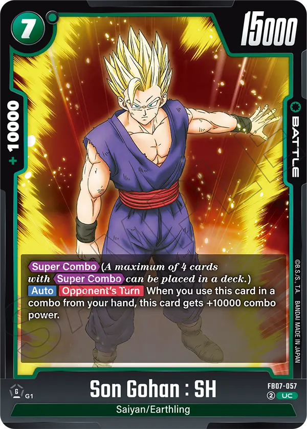 Son Gohan : SH FB07-057 card